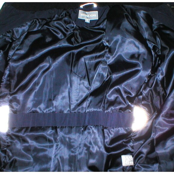 New NWT XL Mens Coat Michael Kors Jacket Midnight Dark Blue Rain Wind Resistant - Picture 9 of 10